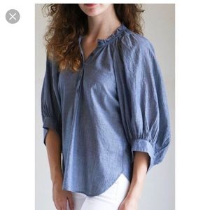 Apiece Apart Everlasting Balloon Sleeve Top